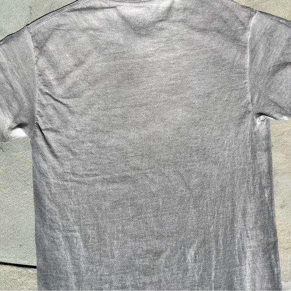 Overdyed Grey Grateful Dead Skeleton Roses T-Shirt Reworked - Picture 4 of 6